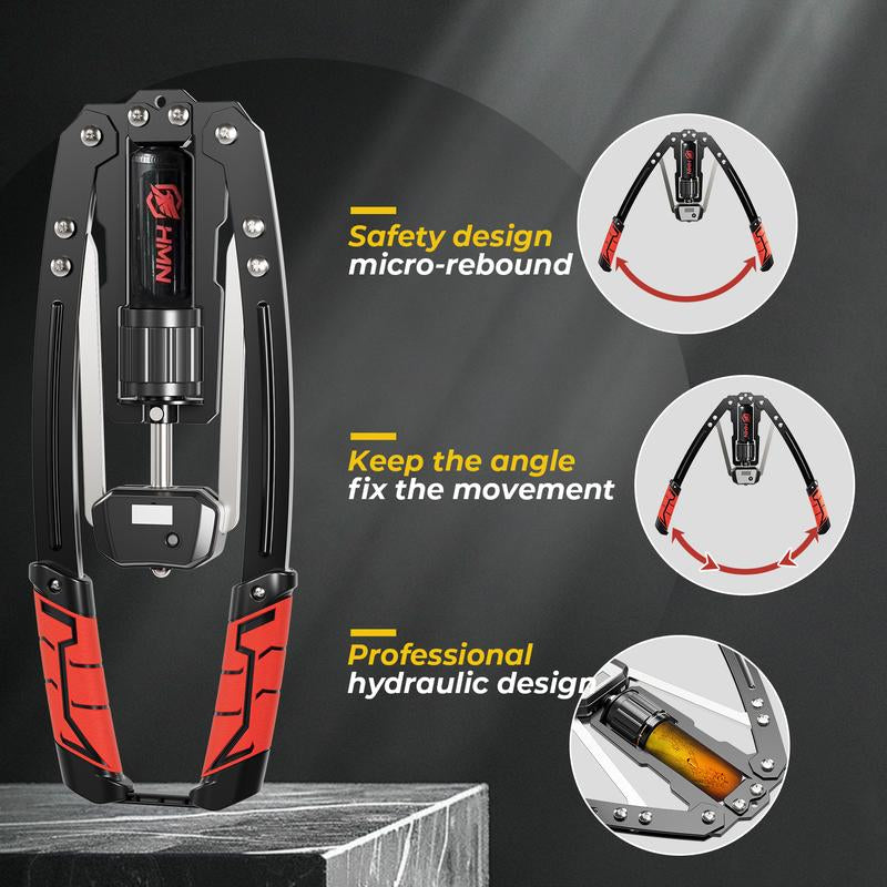 HMN Arm Force Device for Chest Exerciser Adjustable Resistance Twister Arm Exerciser Chest Workout Equipment Safe Design Slight Rebound Professional Hydraulic Design Bearing Capacity Strengthener