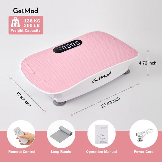 Getmod New Improved : Brushless Motor for Smooth Operation ,High-Power,Plus Size Smart Vibration Plates Pro Exercise Equipment , Full Body Workout Machine at Home Gym Stuff Vibrational Platform for Wellness and Fitness Bluetooth Speaker #1