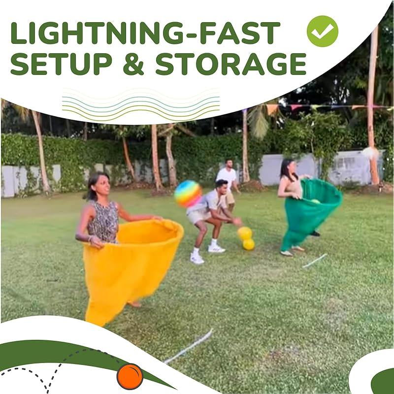 2PC Granny Pants Yard Game Set, Children'S Indoor Games,Parent-Child Game Set,Adult Outdoor, Giant Pants, with Bouncy Ball and Pump, Large Outdoor Day Family Fun Party Toss Game