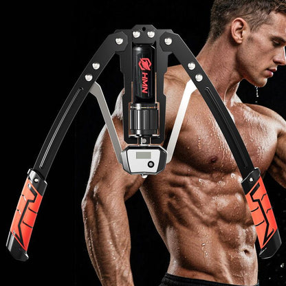 HMN Arm Force Device for Chest Exerciser Adjustable Resistance Twister Arm Exerciser Chest Workout Equipment Safe Design Slight Rebound Professional Hydraulic Design Bearing Capacity Strengthener