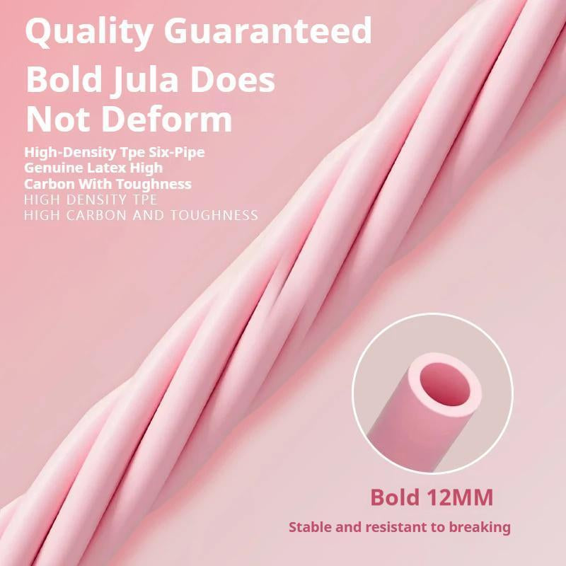 6-Strand Heavy Duty Abdominal Crunch Fitness Equipment – Leg & Core Workout, Sit-Up Assist, Home Gym Exercise, Non-Slip Foot Pedal & Resistance Bands (Portable)