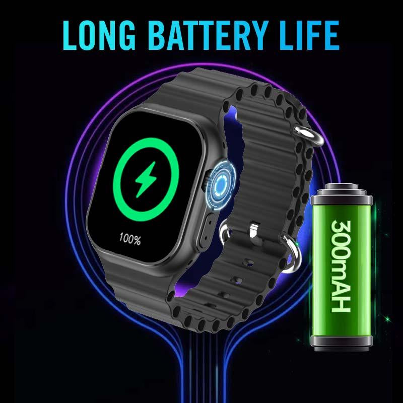 Smartwatch 2025 Model - 2.01-Inch HD Display, IP67 Water Resistant, 120 Sports Modes, Android & Iphone Compatible, Christmas Gift Wearable Black Smartphone Wristwatch Bluetooth Remote