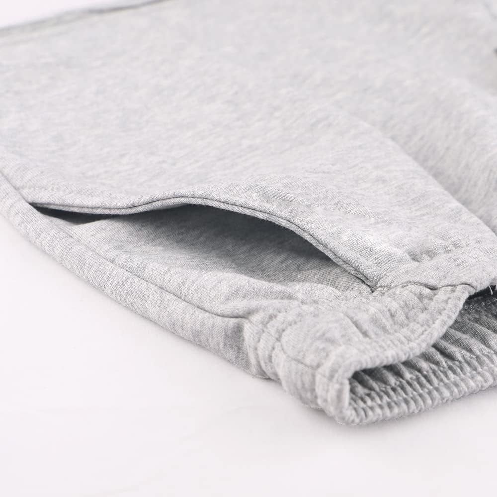 Men'S Gym Sport Bodybuilding Workout Casual Shorts with Pockets 3 Inch Inseam Raw Hem Terry Cotton