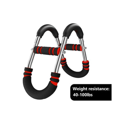 Adjustable Twister Arm Trainer, Chest Workout Equipment with Anti-Slip Grips, Portable Chest Trainer Equipment for Men Women, Detachable U-Shaped Fitness Equipment for Chest Shoulder Forearm