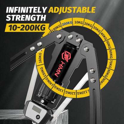 HMN Arm Force Device for Chest Exerciser Adjustable Resistance Twister Arm Exerciser Chest Workout Equipment Safe Design Slight Rebound Professional Hydraulic Design Bearing Capacity Strengthener