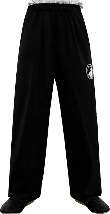 Chenjiagou Tai Chi Pants – Black Cotton Martial Arts Training Trousers for Tai Chi &Kung Fu & Martial Arts Practice