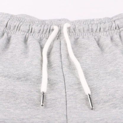 Men'S Gym Sport Bodybuilding Workout Casual Shorts with Pockets 3 Inch Inseam Raw Hem Terry Cotton