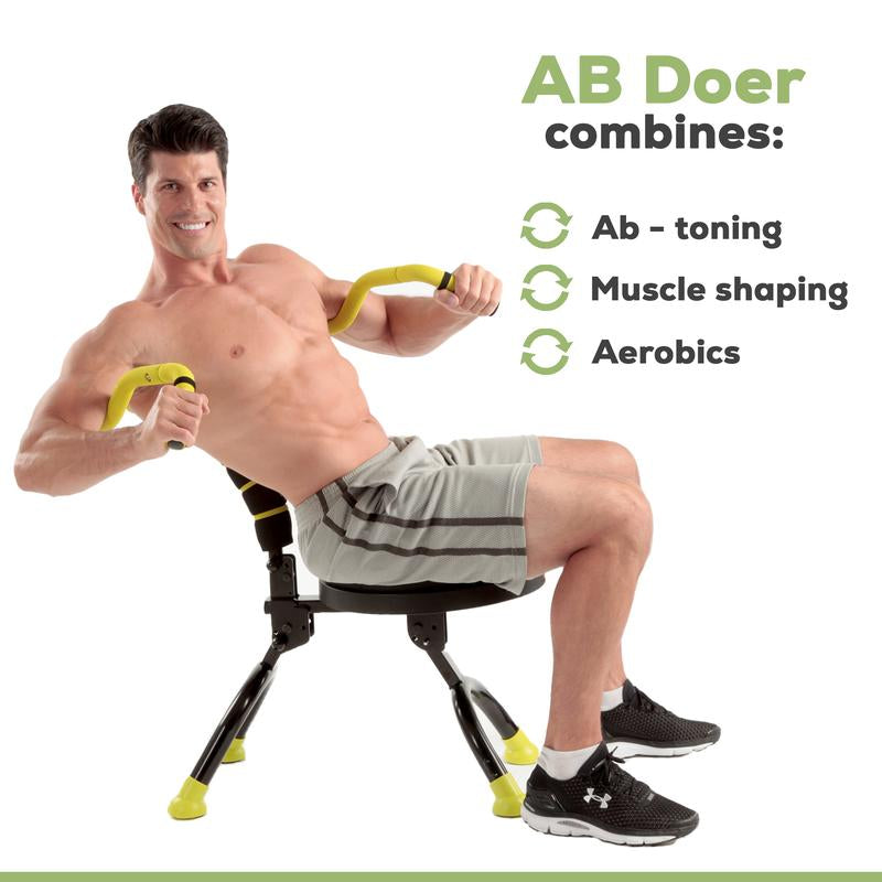AB Doer 360: AB Doer 360 Fitness System Provides an Abdonimal and Muscle Activating Workout with Aerobics to Burn Calories and Work Muscles Simultaneously!