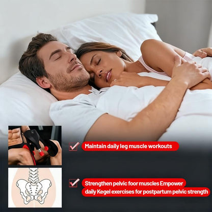 2025 New Version Kegel Exercise Thigh Trainer 0-110 Lbs Adjustable Resistance, Pelvic Floor Exercise Devices with Leg Straps,Inner Thigh Exerciser for Women Men Outdoorfun