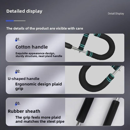 Adjustable Twister Arm Trainer, Chest Workout Equipment with Anti-Slip Grips, Portable Chest Trainer Equipment for Men Women, Detachable U-Shaped Fitness Equipment for Chest Shoulder Forearm