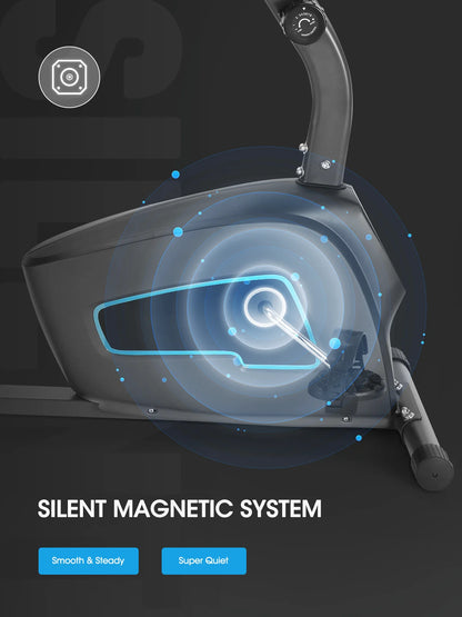 Exercise Bike Recumbent Indoor Stationary Exercise Bike for Home Use with Pluse Monitor Tablet Holder