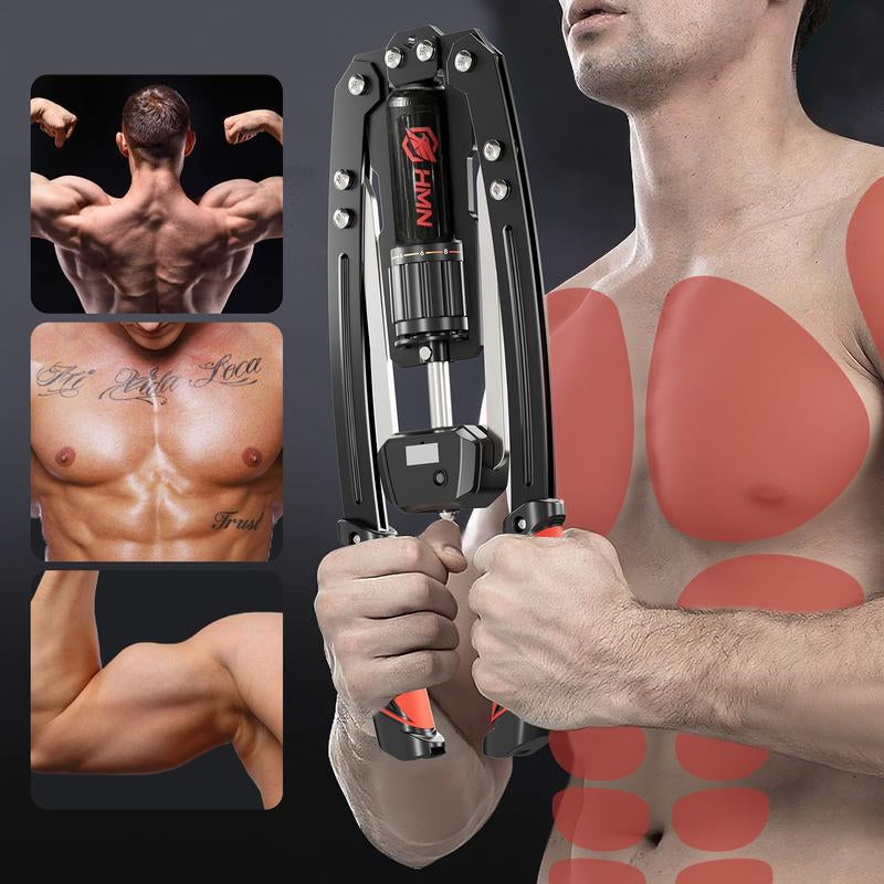 HMN Arm Force Device for Chest Exerciser Adjustable Resistance Twister Arm Exerciser Chest Workout Equipment Safe Design Slight Rebound Professional Hydraulic Design Bearing Capacity Strengthener