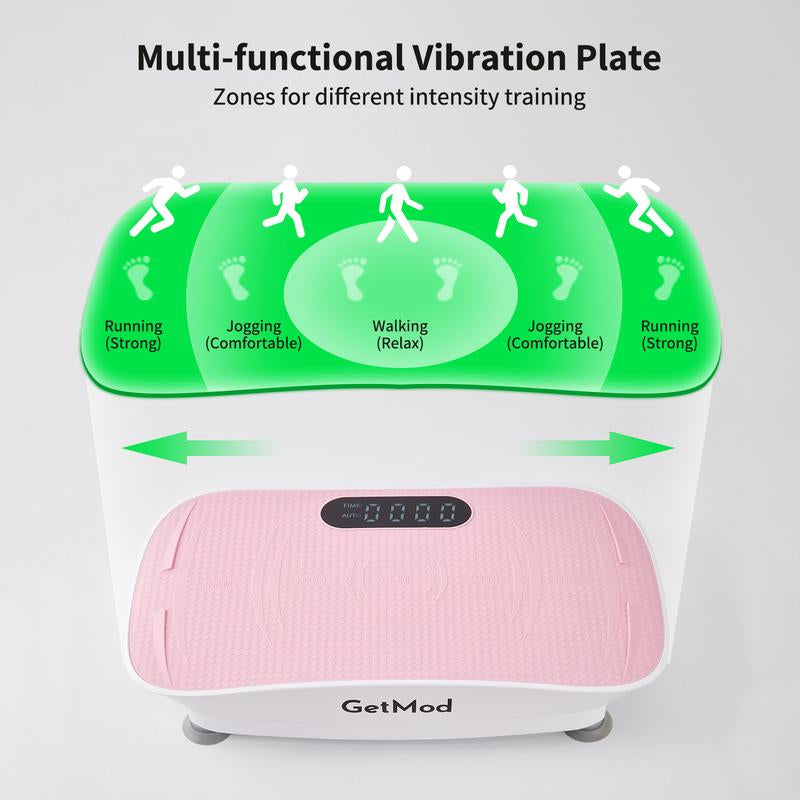 Getmod New Improved : Brushless Motor for Smooth Operation ,High-Power,Plus Size Smart Vibration Plates Pro Exercise Equipment , Full Body Workout Machine at Home Gym Stuff Vibrational Platform for Wellness and Fitness Bluetooth Speaker #1